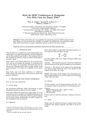 A preview of the abiding-ifacconf Typst template.