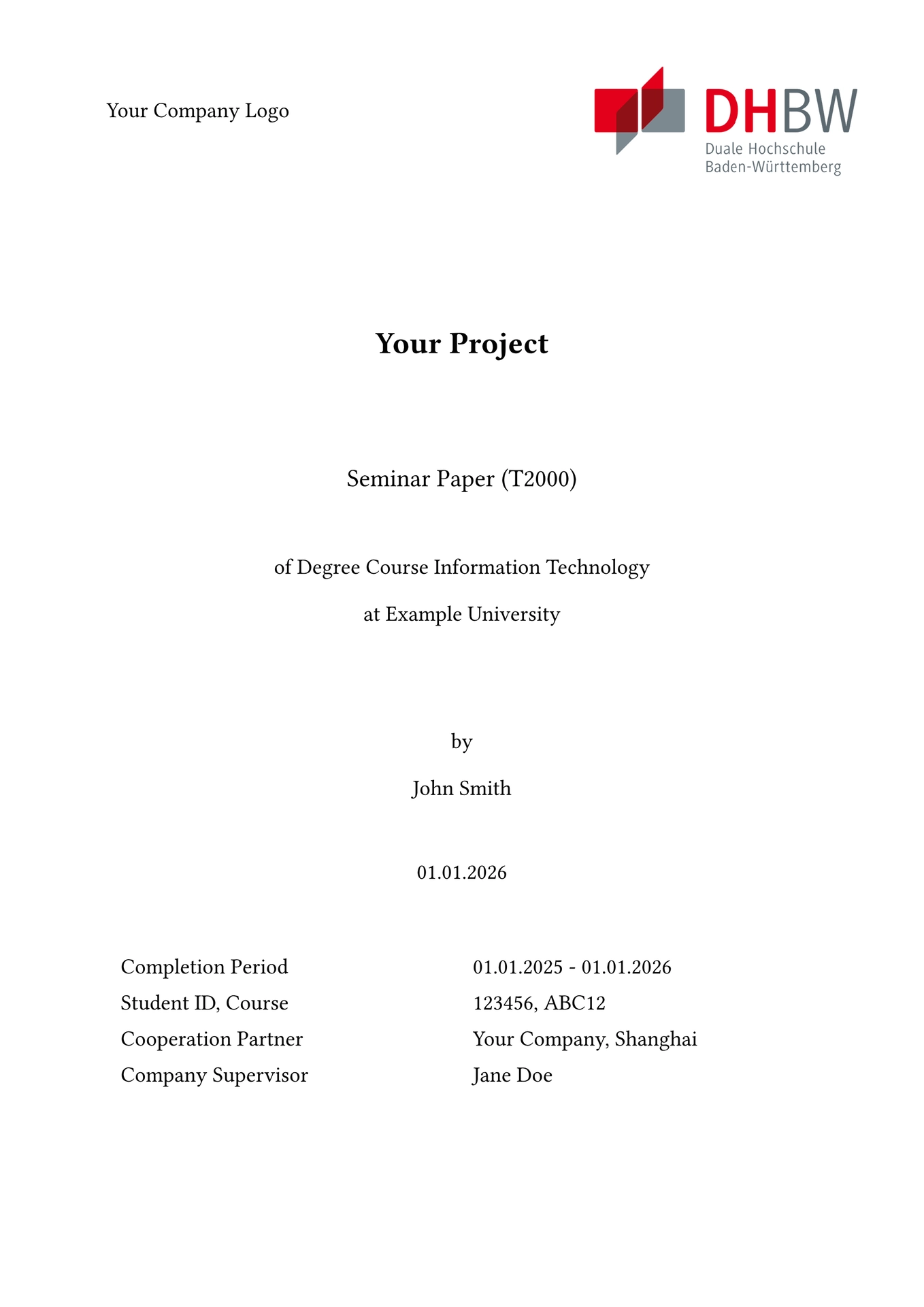 Template preview