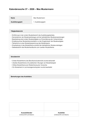 Template preview