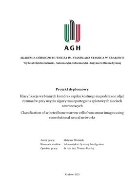 A preview of the clean-agh-thesis Typst template.
