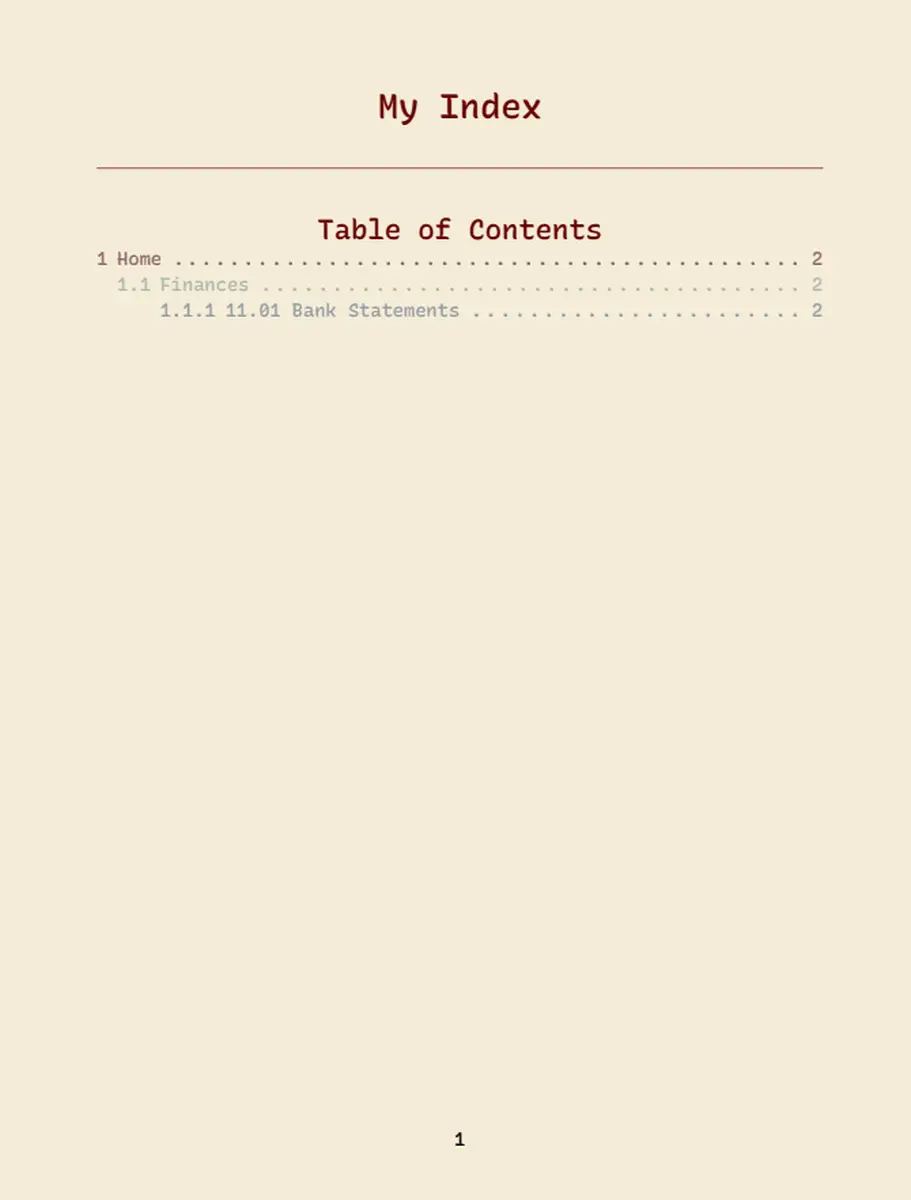 Template preview