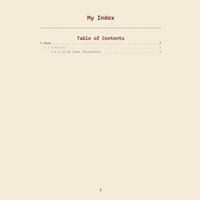 Template preview