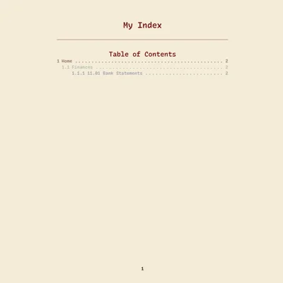 Template preview