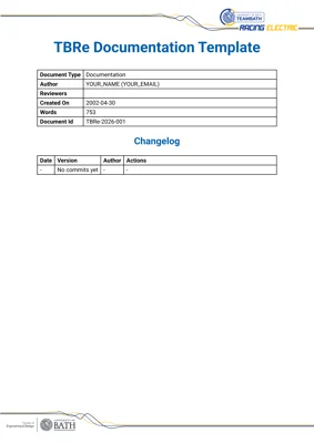 Template preview