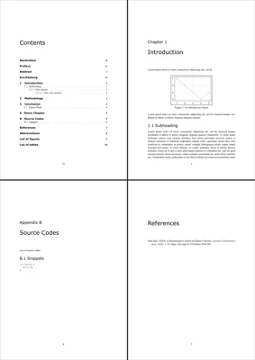 Template preview
