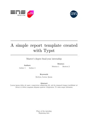 Template preview