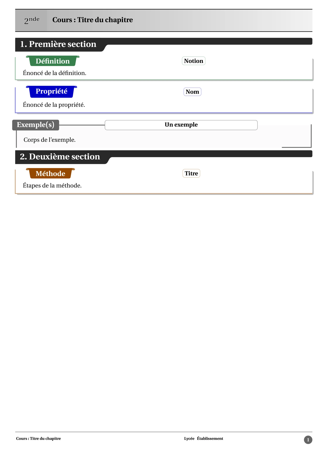 Template preview
