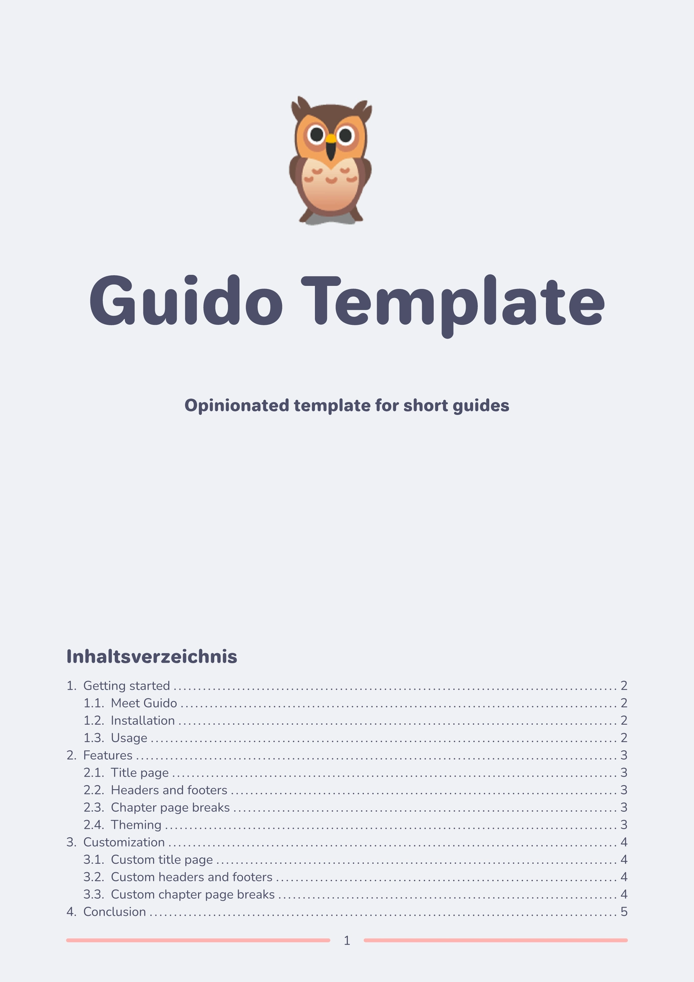 Template preview