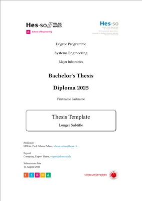 A preview of the hei-synd-thesis Typst template.