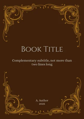 A preview of the min-book Typst template.