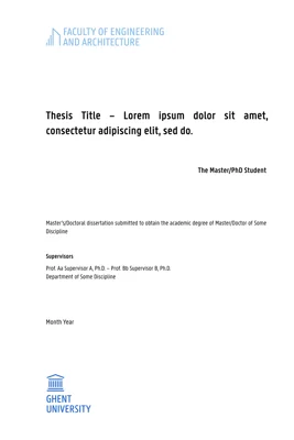 A preview of the minerva-thesis Typst template.