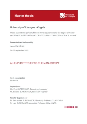 A preview of the minimal-unilim-thesis Typst template.