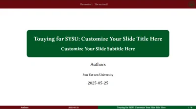 A preview of the modern-sysu-touying Typst template.