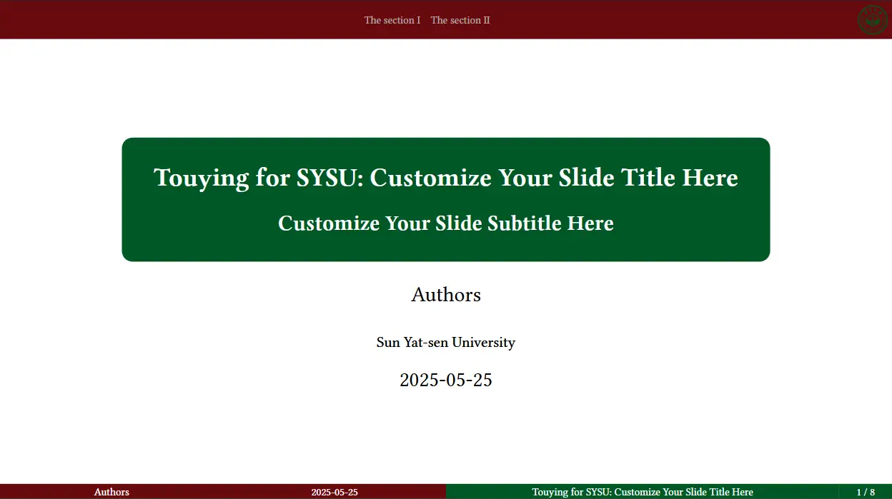 Template preview
