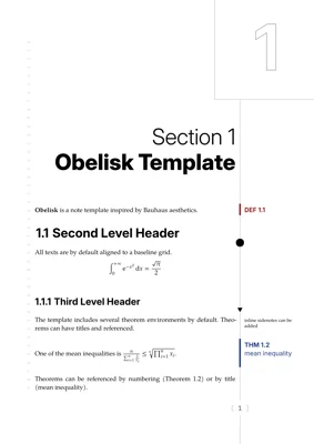 Template preview