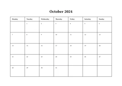 A preview of the october Typst template.