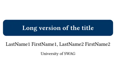 Template preview