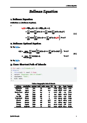 A preview of the qooklet Typst template.