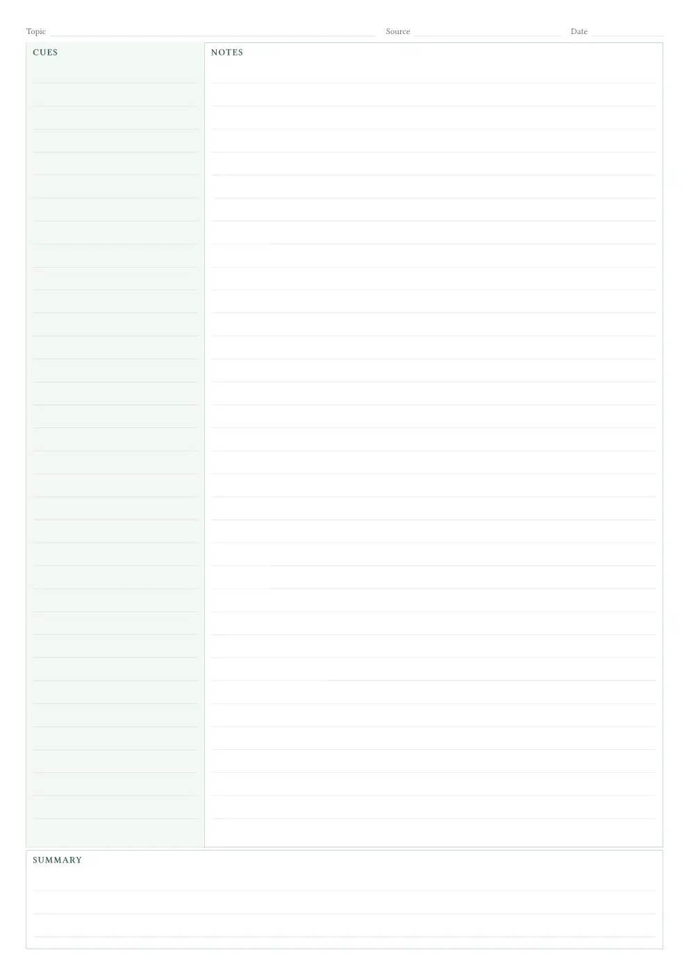 Template preview