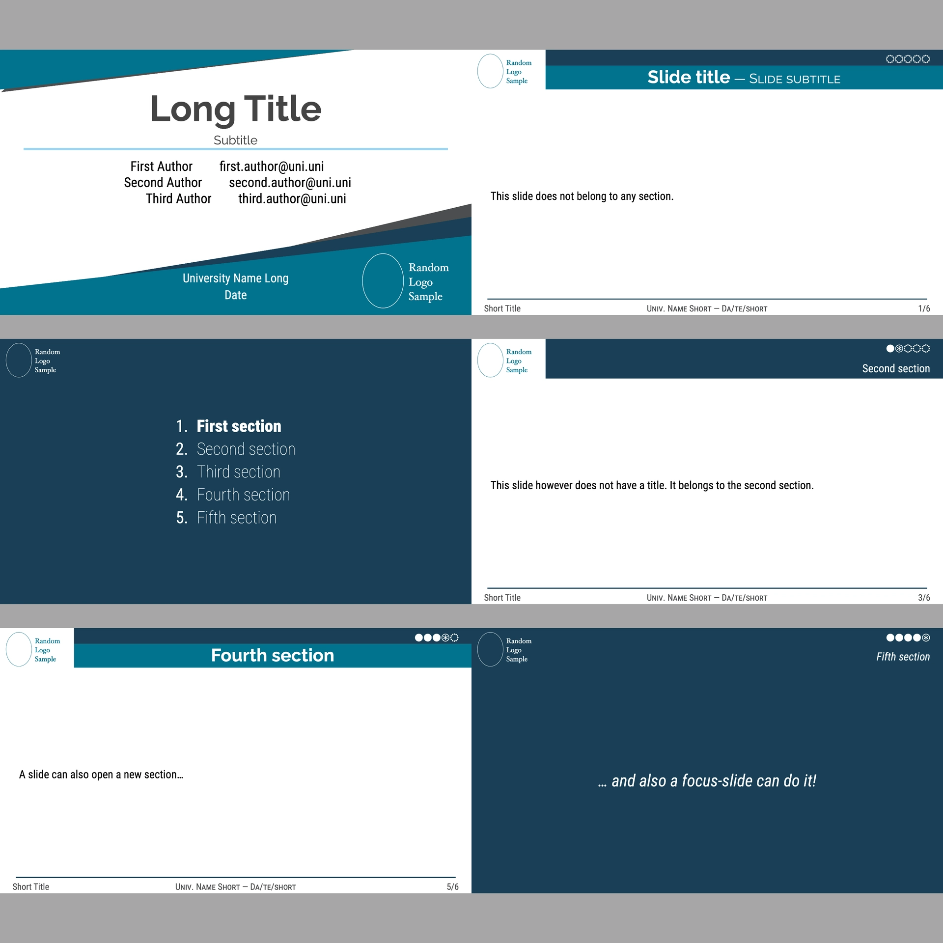 Template preview