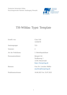 Template preview