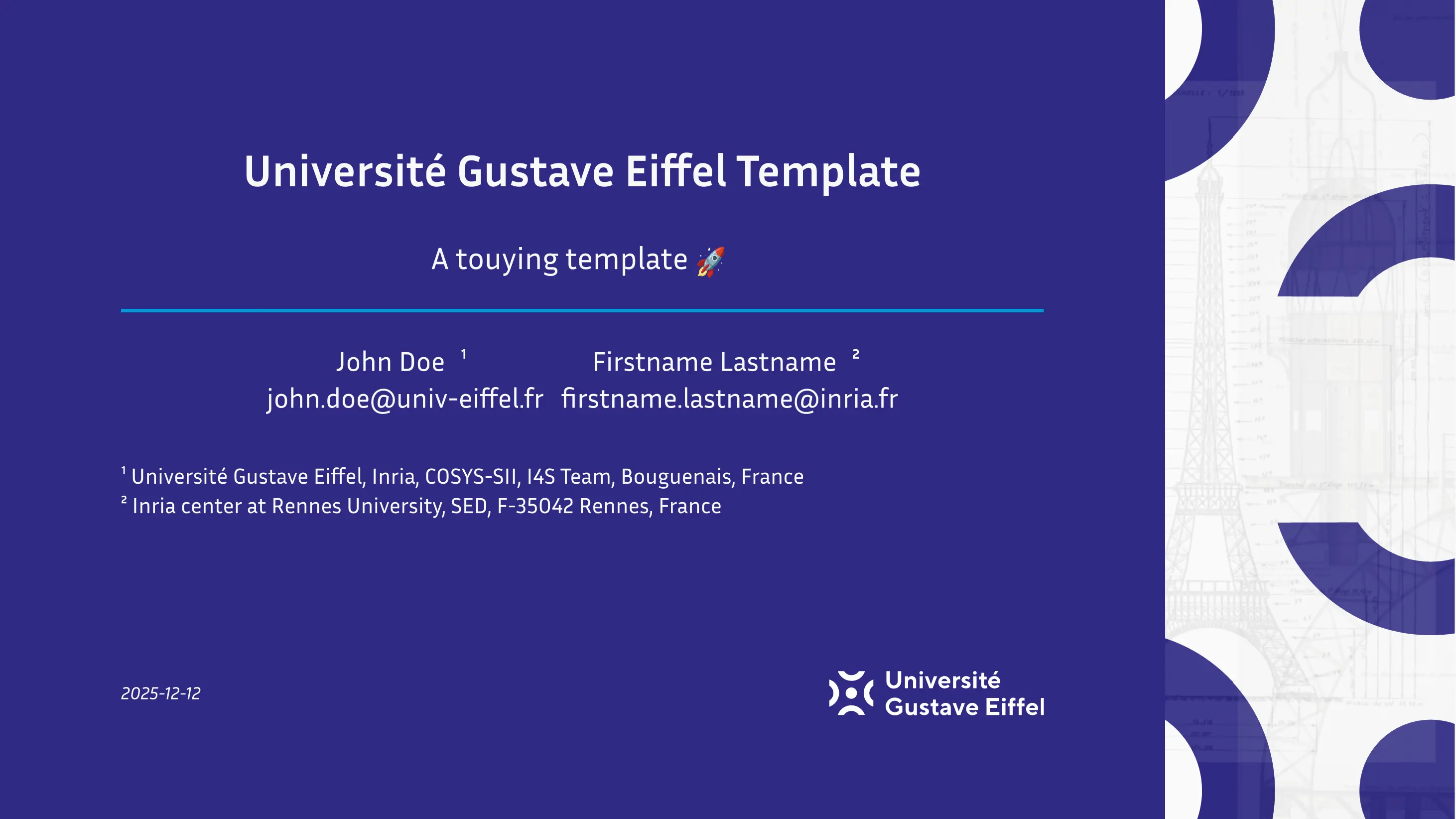 Template preview