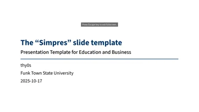 Tempalte preview