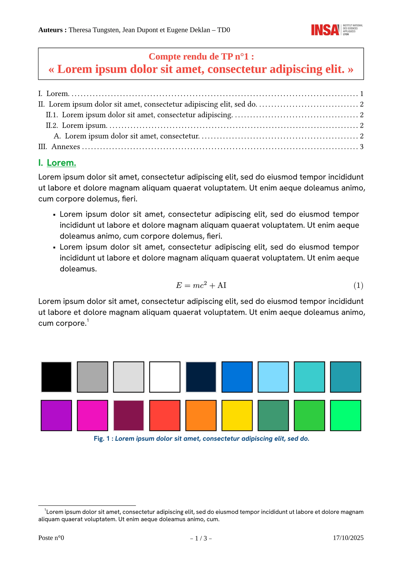 Template preview