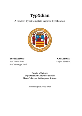 A preview of the typxidian Typst template.
