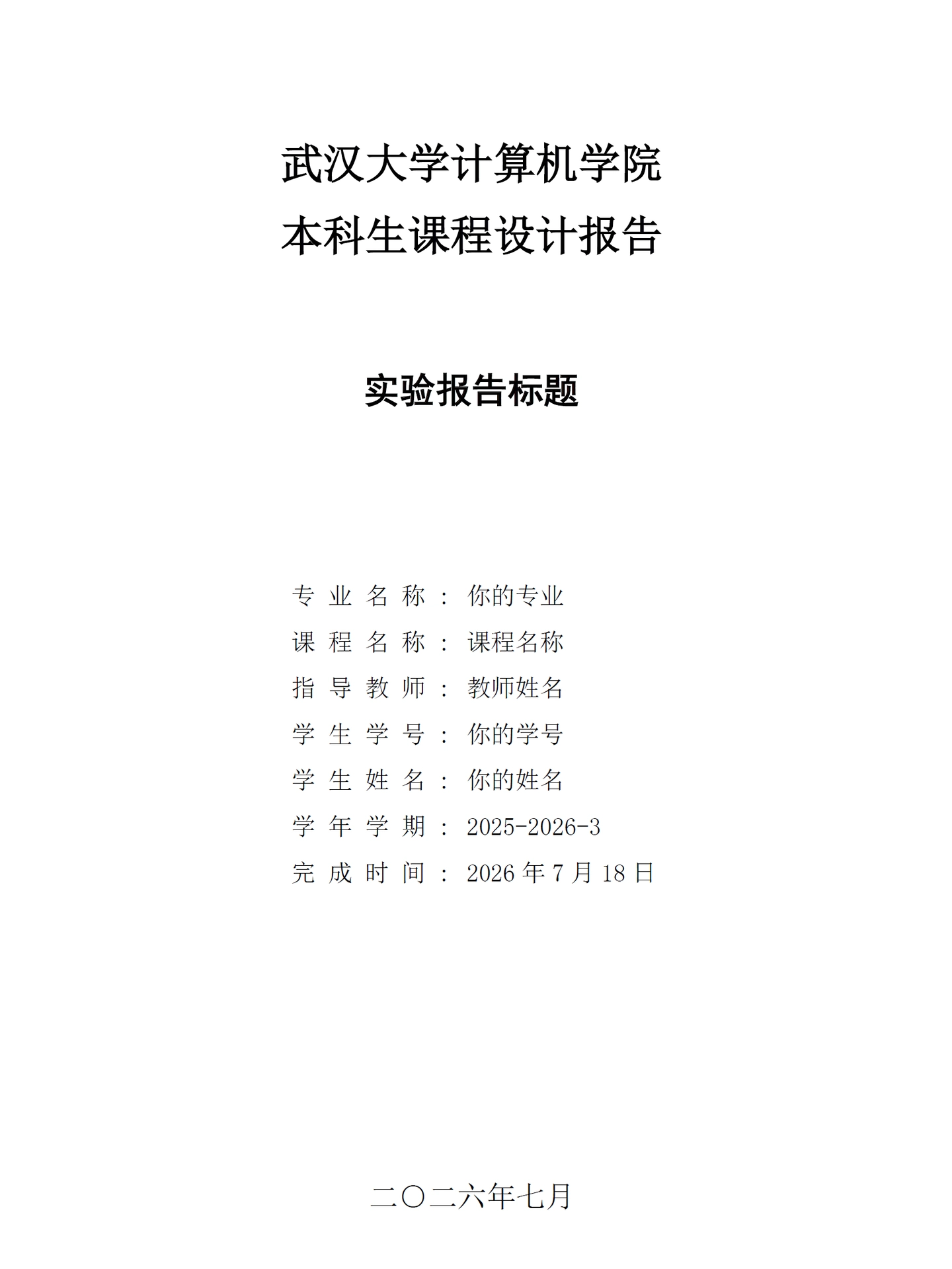 Template preview