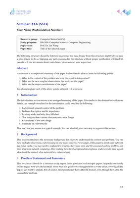 A preview of the upb-cn-templates Typst template.