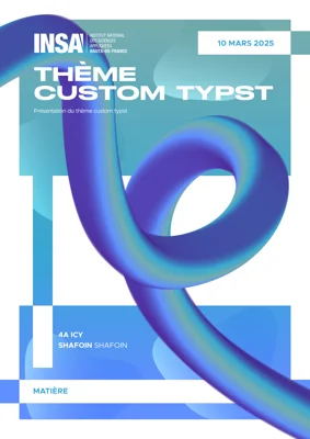 A preview of the vibrant-color Typst template.